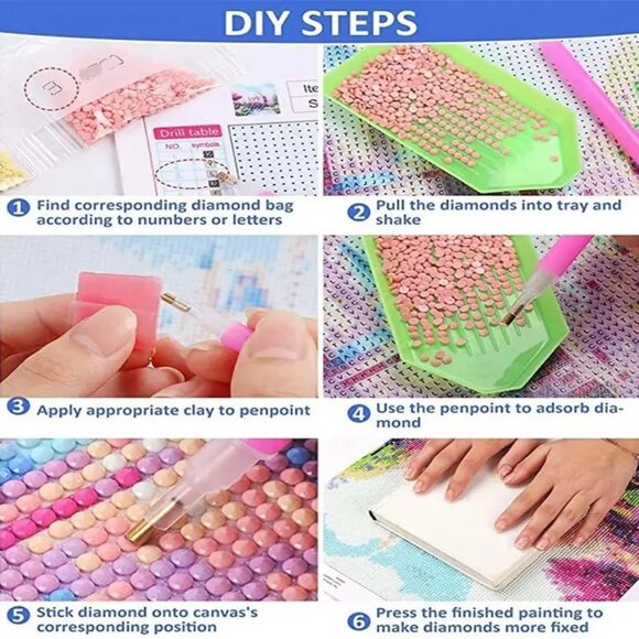 LONGING DIAMOND PAINTING KIT NWT! - Picture 9 of 10
